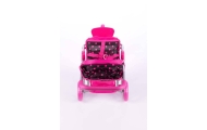 Lėlės vežimėlis - 9326 - KATE - BLACK & PINK