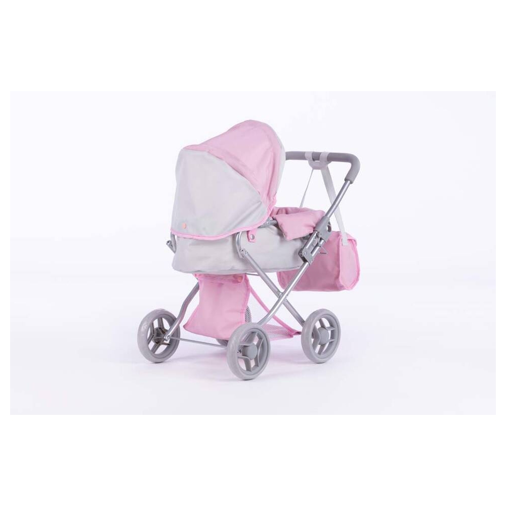 Lėlės vežimėlis - 9369 - ALICE - ŠVIEŽASIS PUSH IR GRAY
