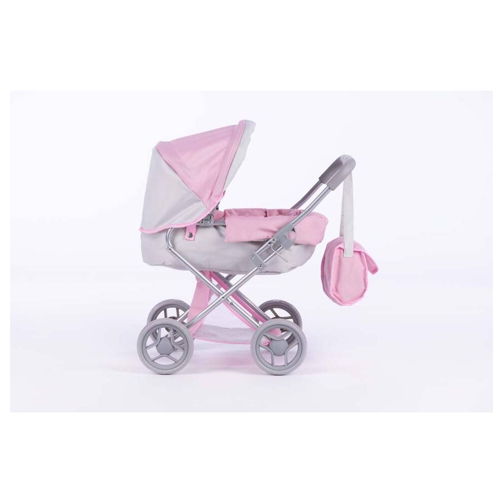 Lėlės vežimėlis - 9369 - ALICE - ŠVIEŽASIS PUSH IR GRAY