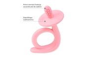 A0115 GRYZAK SILIKONOWY ŚLIMAK PINK