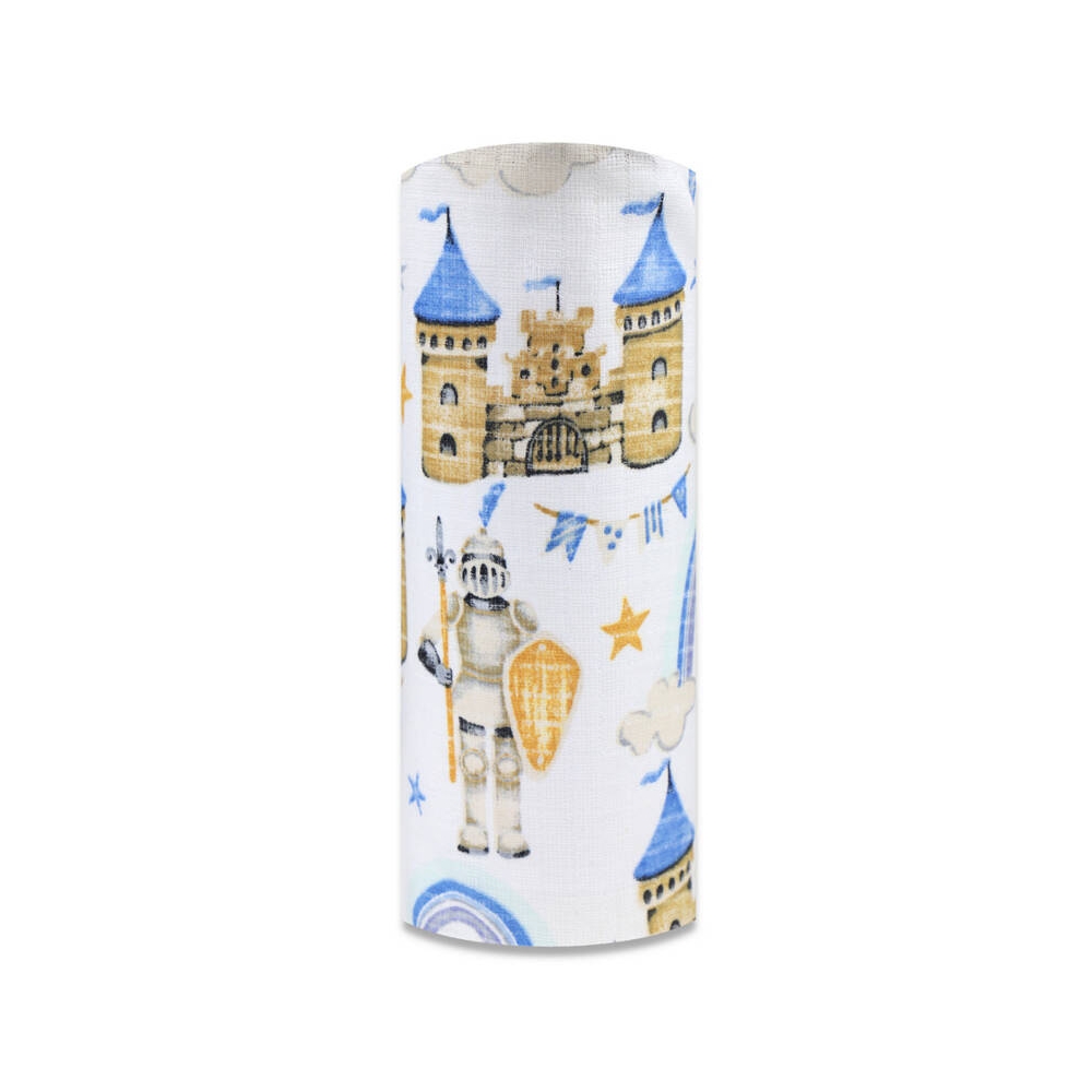 Sauskelnės - 3766 - TETRA PRINT - EGA - CASLE - BLUE - dydis 70x80 cm