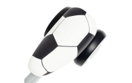 Balansinis dviratukas Ride-on - 51009 - BABY BIKE - FOOTBALL - BLACK / WHITE