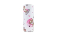 Sauskelnės - 13674 - TETRA PRINT - EGA - KOALA ant Mėnulio - PINK - dydis 70x80 cm