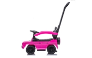 Ride-on car wiht handle - 653 R- rubber wheels - MERCEDES G350D - PINK