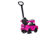 Ride-on car wiht handle - 653 R- rubber wheels - MERCEDES G350D - PINK