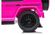 Paspiriama mašinėlė - 653 R - guminiai ratai - MERCEDES G350D - PINK