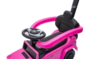 Ride-on car wiht handle - 653 R- rubber wheels - MERCEDES G350D - PINK