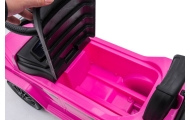 Ride-on car wiht handle - 653 R- rubber wheels - MERCEDES G350D - PINK