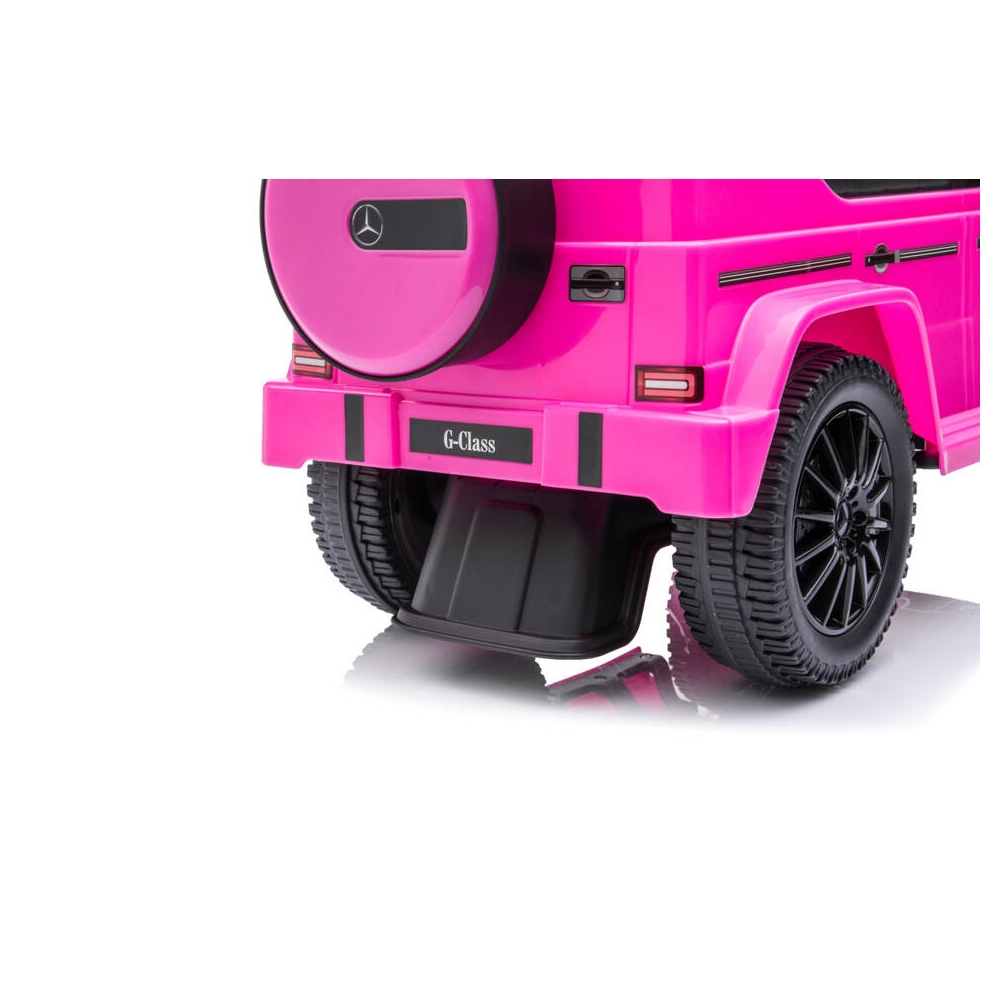 Paspiriama mašinėlė - 653 R - guminiai ratai - MERCEDES G350D - PINK