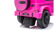 Ride-on car wiht handle - 653 R- rubber wheels - MERCEDES G350D - PINK