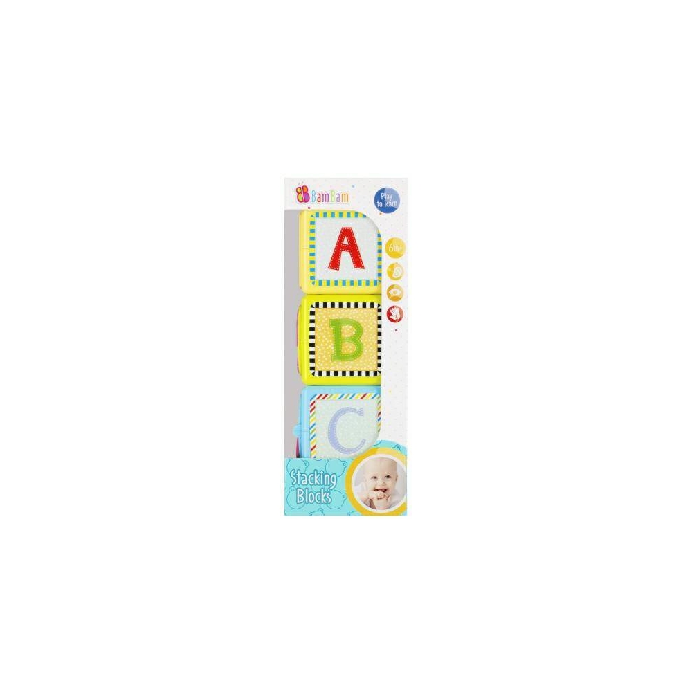 482510 BAM BAM KLOCKI EDUKACYJNE 3 SZT