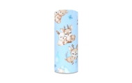 Diaper - 14473 - FLANNEL PRINT - EGA - DEER & TEDDY BEAR - BLU E- size 70x80 cm