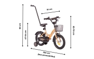 Bicycle - XXIV - TOMABIKE 14" PLUS - PLATINUM -  GOLD
