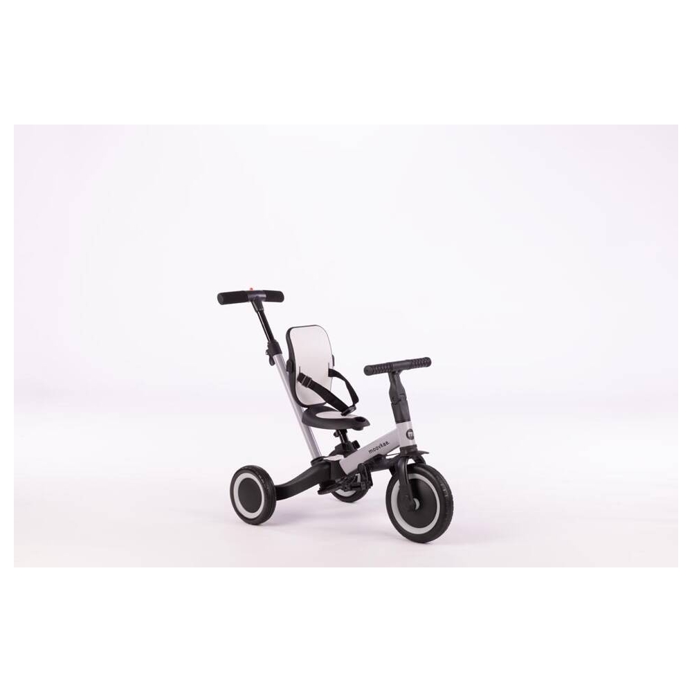 Tricycle - Balance Bike - 6in1 -  MIKE PRO -  COOL GREY  - MOOVKEE