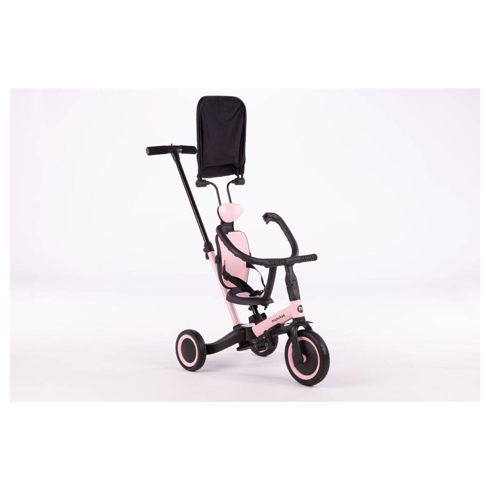 Triratukas - Balansinis dviratis - 6in1 - MIKE PRO - SWEET PINK - MOOVKEE
