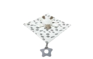 Žaislinė antklodė - 93911- MILUŚ - GIRAFFE - GREY/WHITE - dydis 25 cm