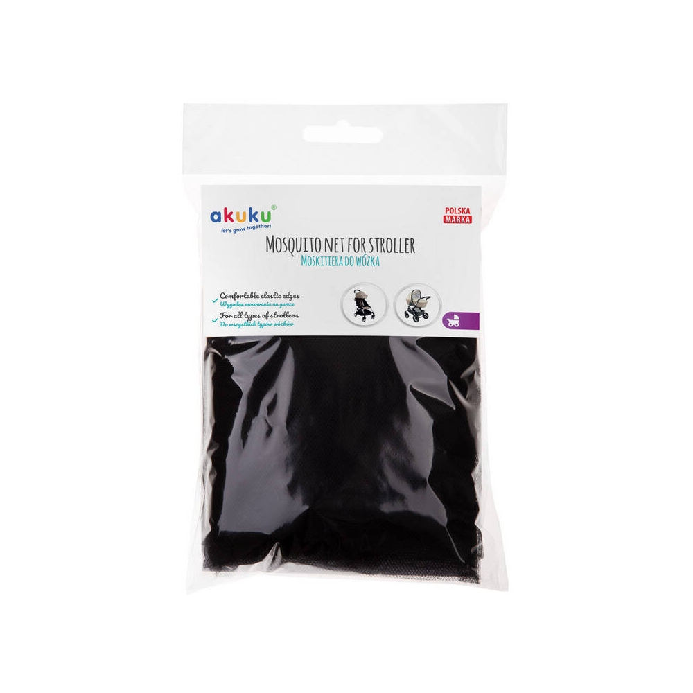 Mosquito Net for Stroller - A0446 - UNIVERSAL - BLACK