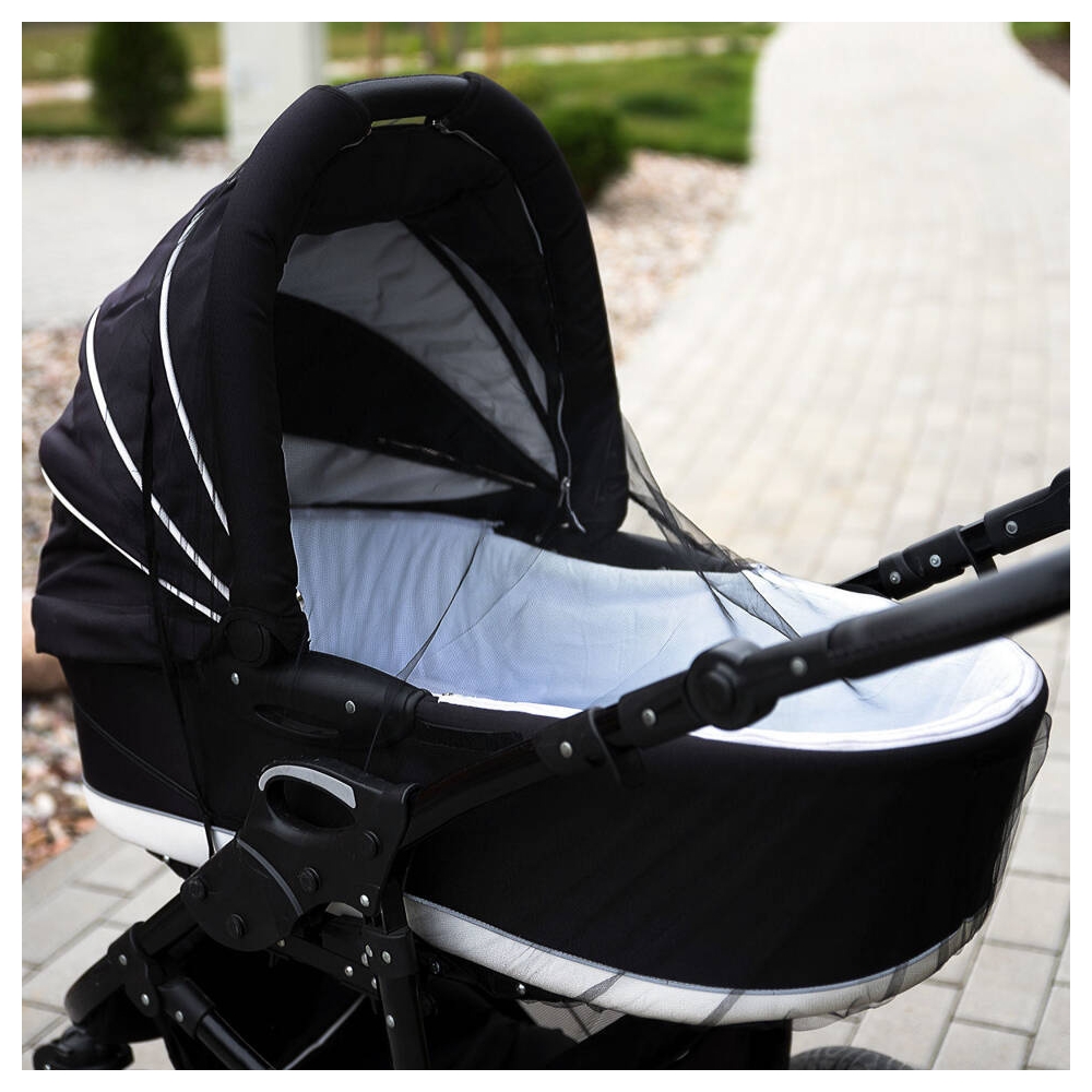 Tinklelis nuo uodų vaikiškam vežimėliui - A0446 - UNIVERSAL - BLACK