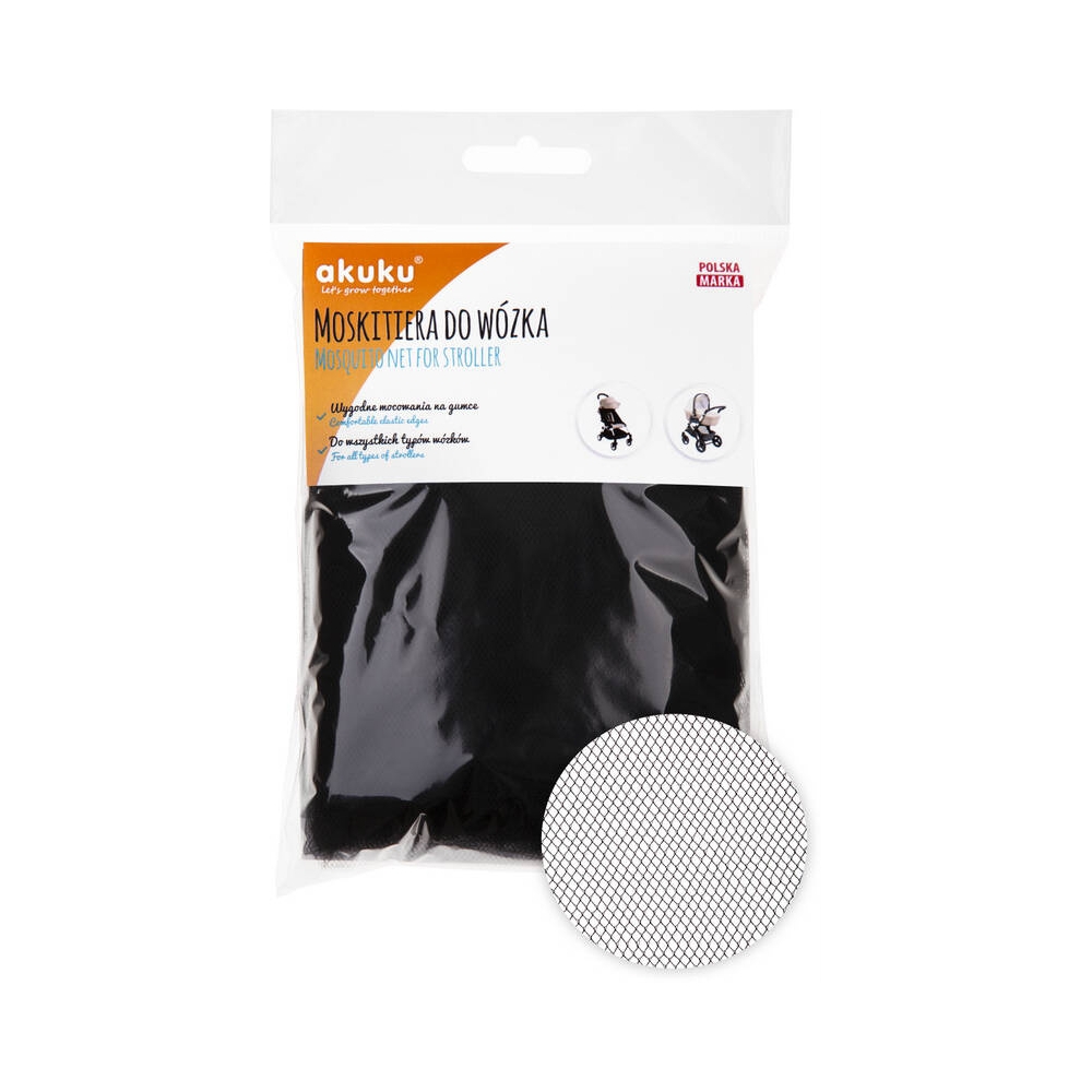 Mosquito Net for Stroller - A0446 - UNIVERSAL - BLACK