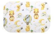 Sauskelnės - 13780 - TETRA PRINT - EGA - TEDDY BEAR su pilku balionėliu - dydis 70x80 cm