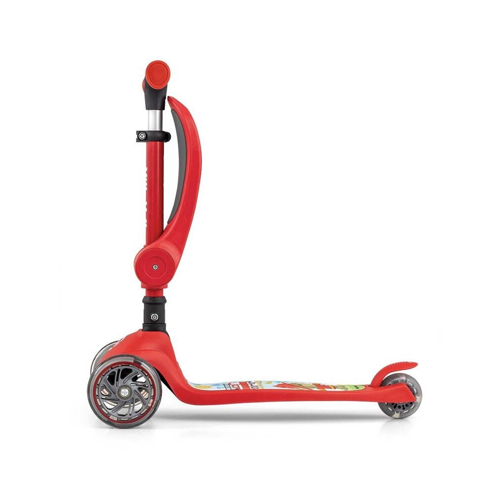 Paspirtukas Milly Mally Fuzzy, Red