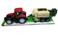 TRAKTOR - 10649 -  z MASZYNĄ - PRASA