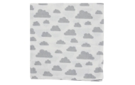 Sauskelnės - SET - 07-8281- FLANNEL PRINT - 3 pakuotės - GREY - dydis 76x76 cm