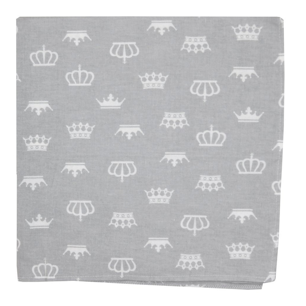 Sauskelnės - SET - 07-8281- FLANNEL PRINT - 3 pakuotės - GREY - dydis 76x76 cm