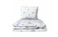 Cover set - 2 pcs - 120x90, 40x60  - BUTTERFLY - BLUE / GREY