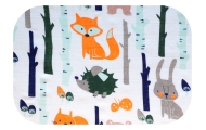 Diaper - 25615 - TETRA PRINT - EGA - LUX - LIFE in the FOREST - size 70x80 cm