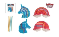 Jutiminė dėlionė - 37008 - FINGERPRINT MAZE - UNICORN / RAINBOW
