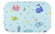 Diaper - 29743 - TETRA PRINT - EGA - AQUARIUM - BLUE -  size 70x80 cm