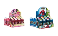 Burbulai - BRIMAREX - Stiklas - MINNIE arba SPIDER MAN - 300ml