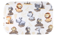 Diaper - 30039 - TETRA PRINT - EGA - FAIRYTALE SAFARI - size 70x80 cm