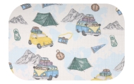 Diaper - 30008 - TETRA PRINT - EGA - TRIP to the MOUNTAINS - size 70x80 cm