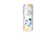 Diaper - 22782 - TETRA PRINT - EGA - RAKIETA - YELLOW  - size 70x80 cm