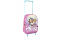 Backpack - 24944 - with wheels - PAW PATROL - SKY - size 30x20 cm