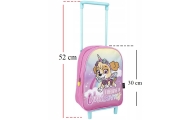 Backpack - 24944 - with wheels - PAW PATROL - SKY - size 30x20 cm