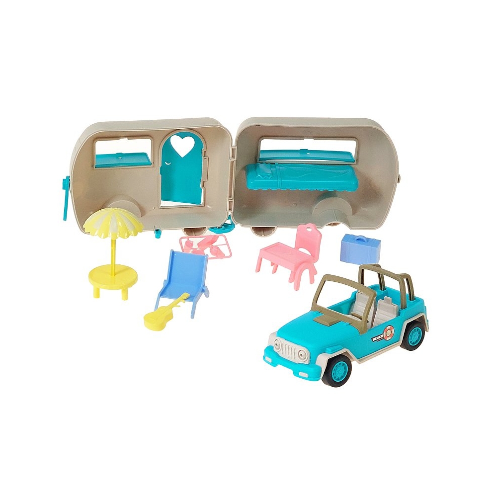604735 AUTO DLA MINI LALEK Z KAMPEREM
