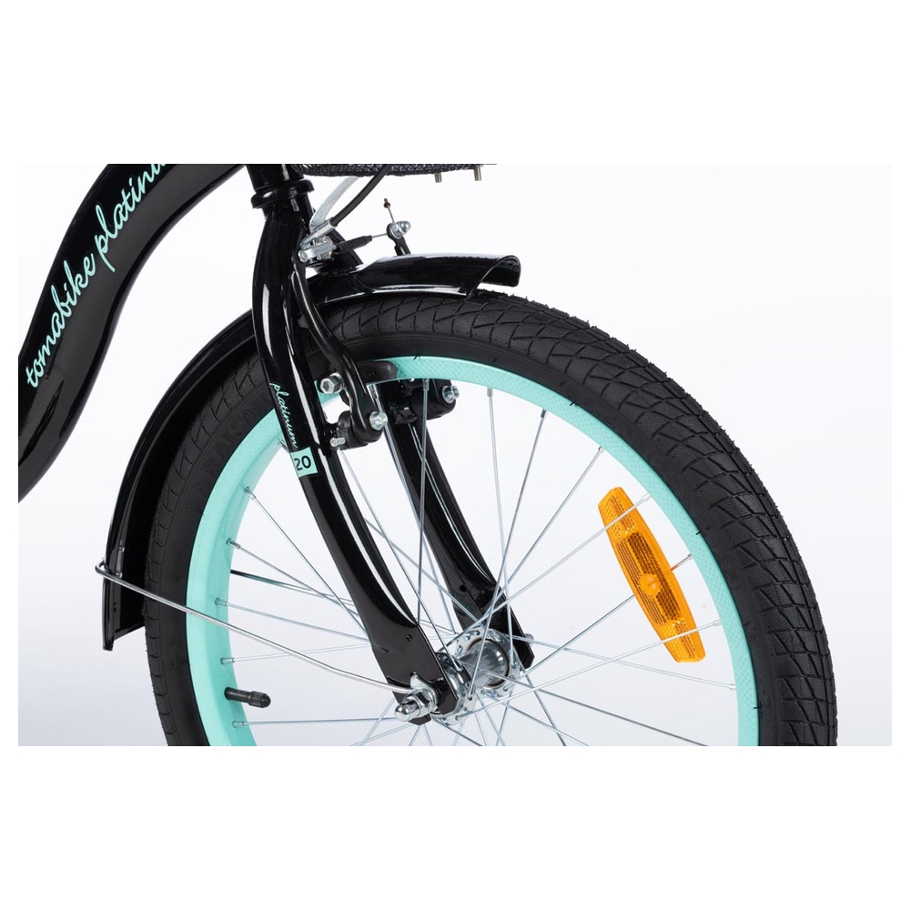 Bicycle - XXV - TOMABIKE 20"  - PLATINUM - BLACK / TURKUS