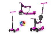 Paspirtukas - 1597 / 2893- 3in1 - LITTLE STAR - PINK ***