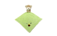 Toy Blanket - 94055 - MILUŚ - TEDDY BEAR - GREEN - size 25 cm