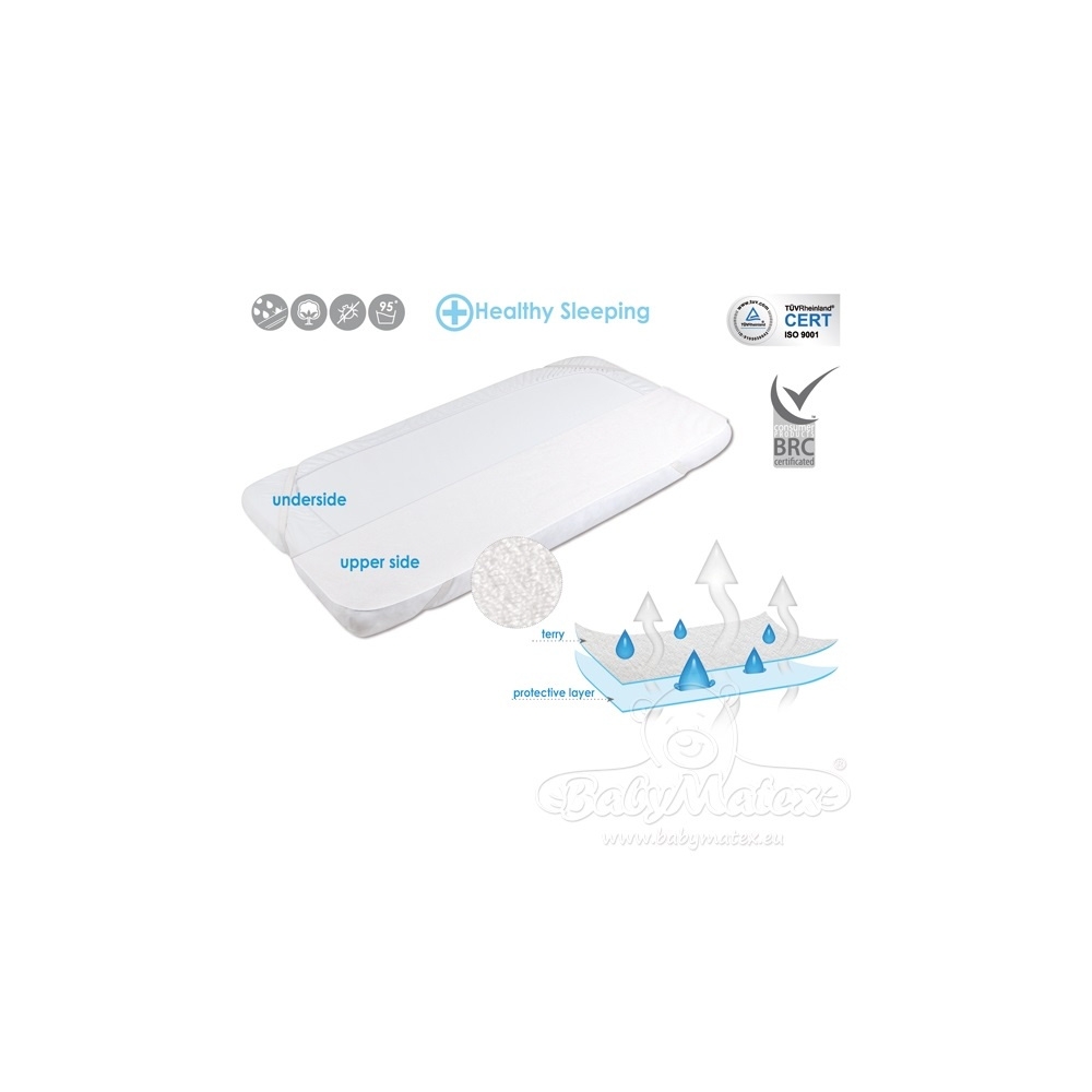 Protective cover for mattress - TB0244 - FROTTE - waterproof - size 60x140 cm