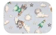 Sauskelnės - 30299 - TETRA PRINT - EGA - ALIEN - BLUE - dydis 70x80 cm