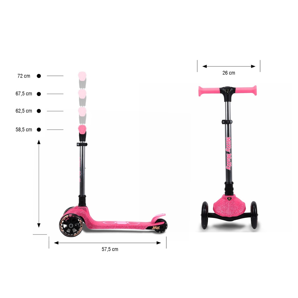 Paspirtukas Scooter Jelly, Pink