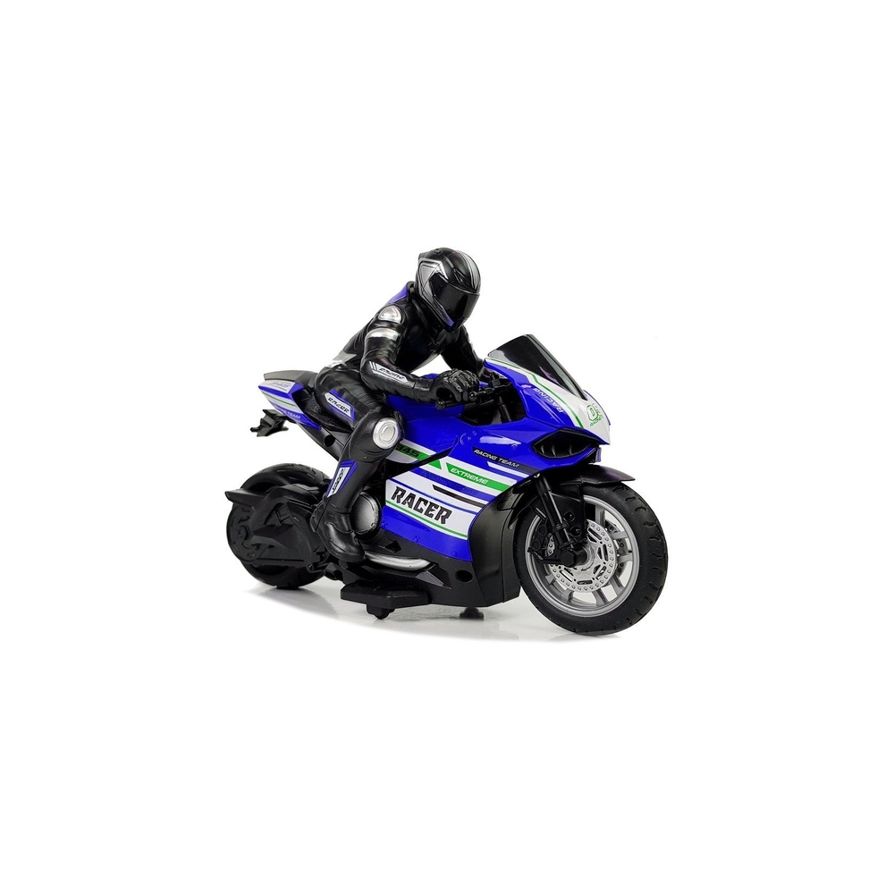 Motor Sportowy Ścigacz Zdalnie Sterowany 2.4G  Zasięg 35 m Niebieski