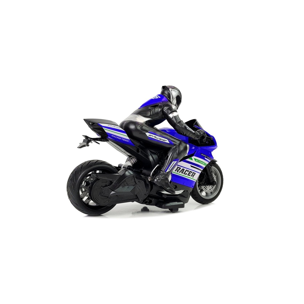 Motor Sportowy Ścigacz Zdalnie Sterowany 2.4G  Zasięg 35 m Niebieski
