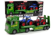 Zestaw Farma Laweta Ciężarówka Traktor Dźwięk Światła 3 El.