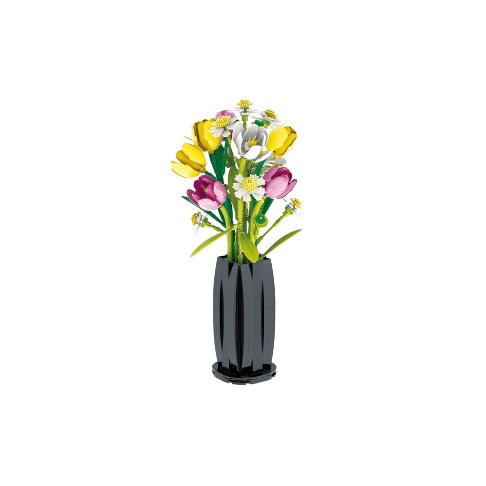 Klocki Konstrukcyjne Bukiet Tulipany W Wazonie 1250 el.