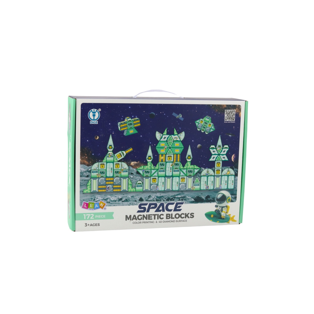 Klocki Magnetyczne Kosmos Stacja Kosmiczna 4D 172el